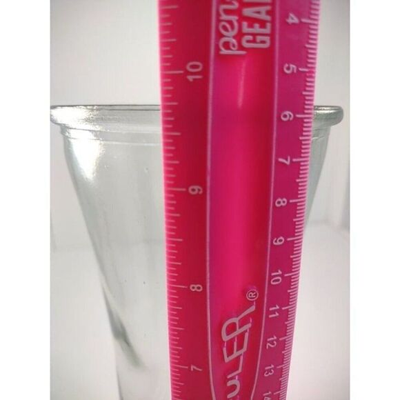 Napco Crystal Clear Glass Vase Gathering Vase 9 3/4" - Picture 12 of 12